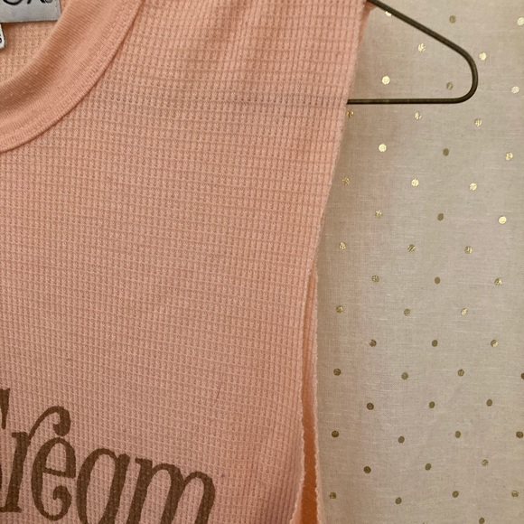 Wildfox waffle knit graphic tank - Picture 4 of 5